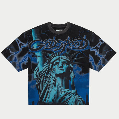 Godspeed Voltage T-shirt Blue