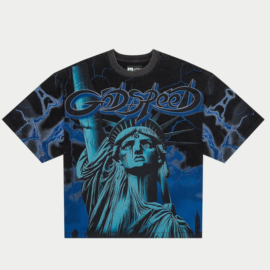 Godspeed Voltage T-shirt Blue