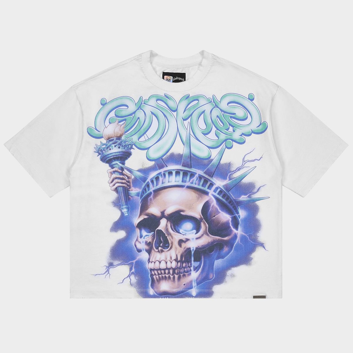 Godspeed  Liberty Tears T-shirt White