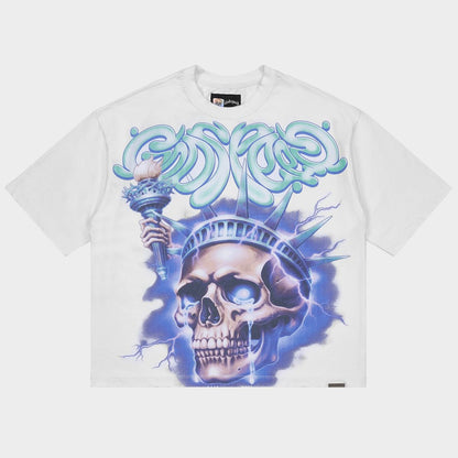 Godspeed  Liberty Tears T-shirt White