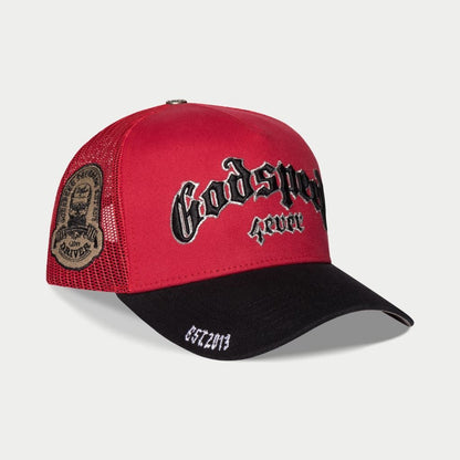 Godspeed GS FOREVER TRUCKER HAT (Red/Black)
