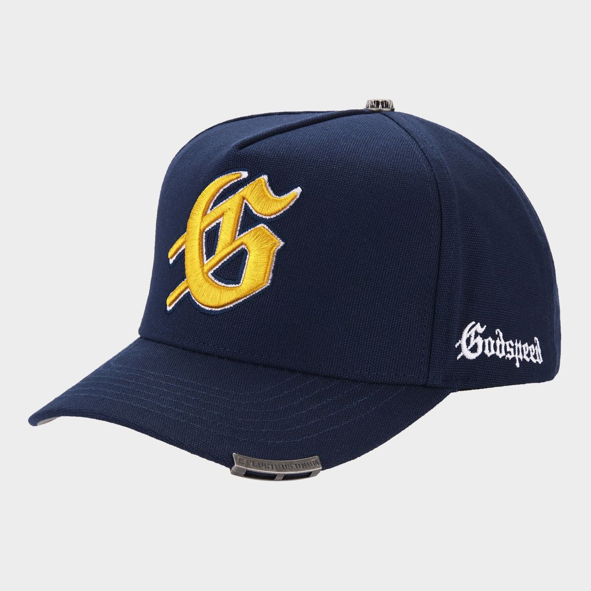 Godspeed G Logo SnapBack (Navy/Yellow)