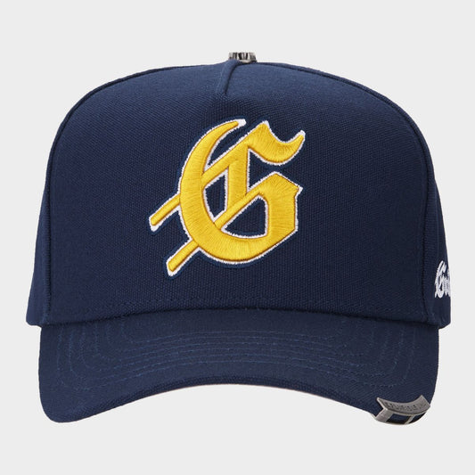 Godspeed G Logo SnapBack (Navy/Yellow)