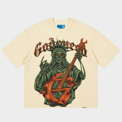 Godspeed Liberty Rock T-shirt NG Bone