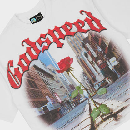 Godspeed Concrete Rose T-Shirt White