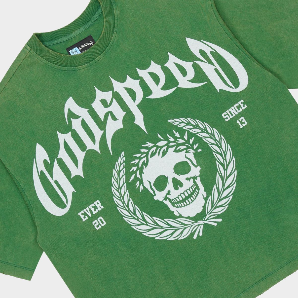 Godspeed Victor Crest T-shirt Green