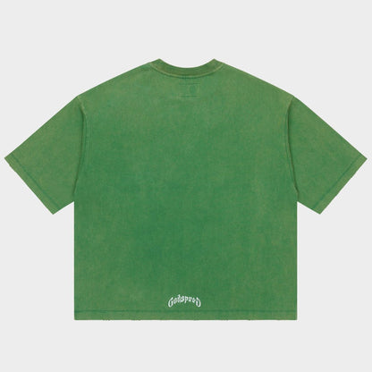 Godspeed Victor Crest T-shirt Green