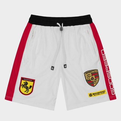 Godspeed GRC M.O Shorts (White/Blk/Red)