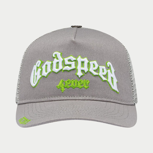 Godspeed GS Forever Trucker Hat (Grey/lime)