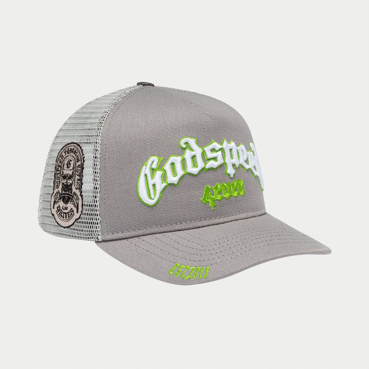 Godspeed GS Forever Trucker Hat (Grey/lime) – HIGHKIOSK