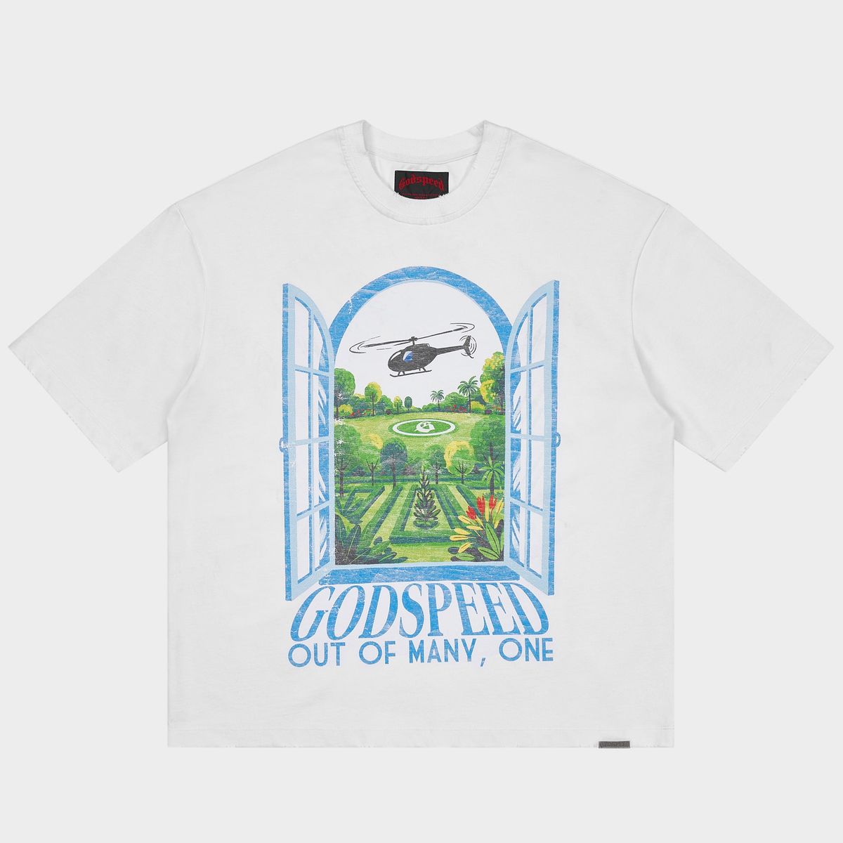 GodSpeed Helipad Dreams T-shirt White