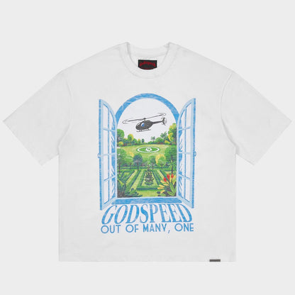 GodSpeed Helipad Dreams T-shirt White