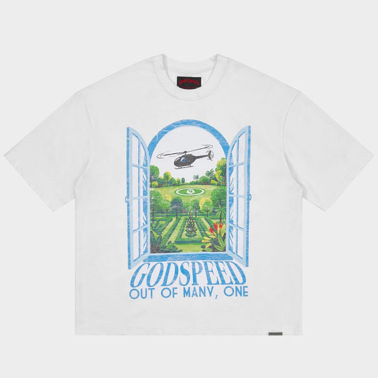 GodSpeed Helipad Dreams T-shirt White