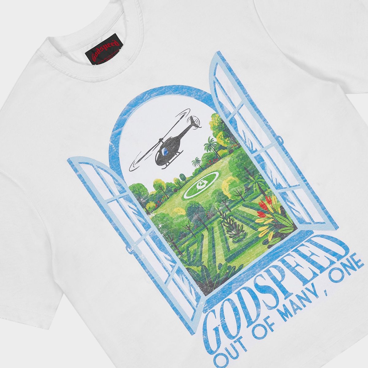 GodSpeed Helipad Dreams T-shirt White