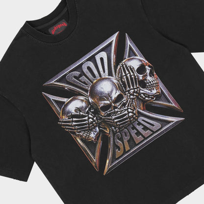Godspeed Omerta T-Shirt (Black Wash)
