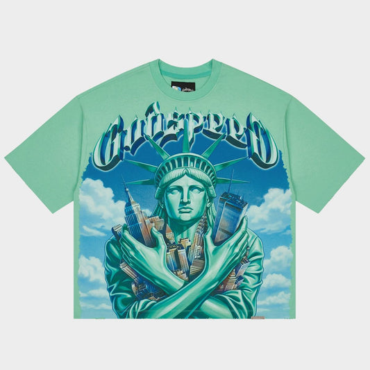 Godspeed Empire Guardian T-Shirt (Aqua)