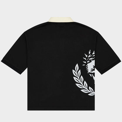 Godspeed Victor Oversized Crest Polo Black