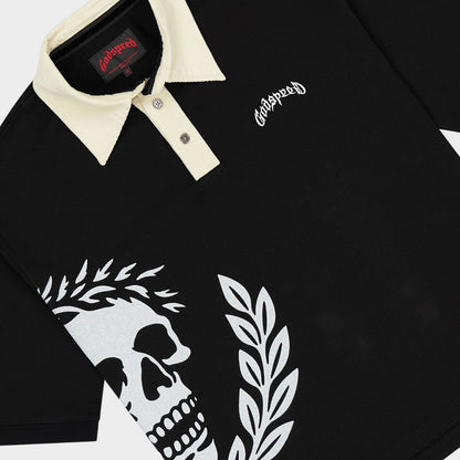 Godspeed Victor Oversized Crest Polo Black