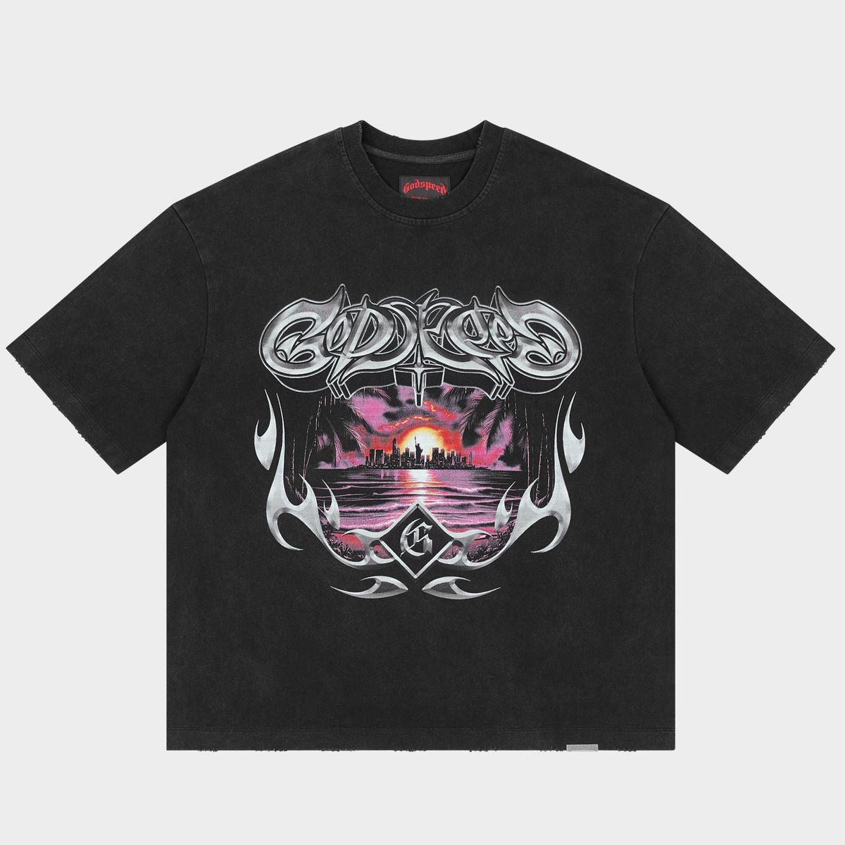 Godspeed Liberty Sunset T-Shirt (Black)