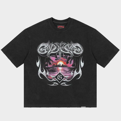 Godspeed Liberty Sunset T-Shirt (Black)