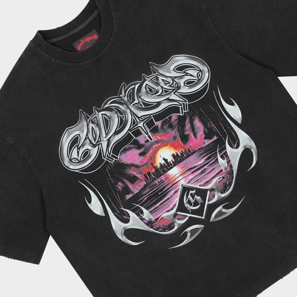 Godspeed Liberty Sunset T-Shirt (Black)