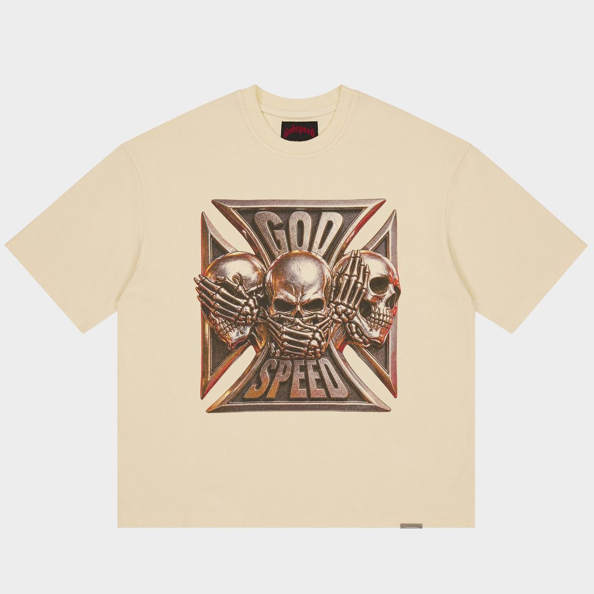 Godspeed Omerta T-Shirt Bone