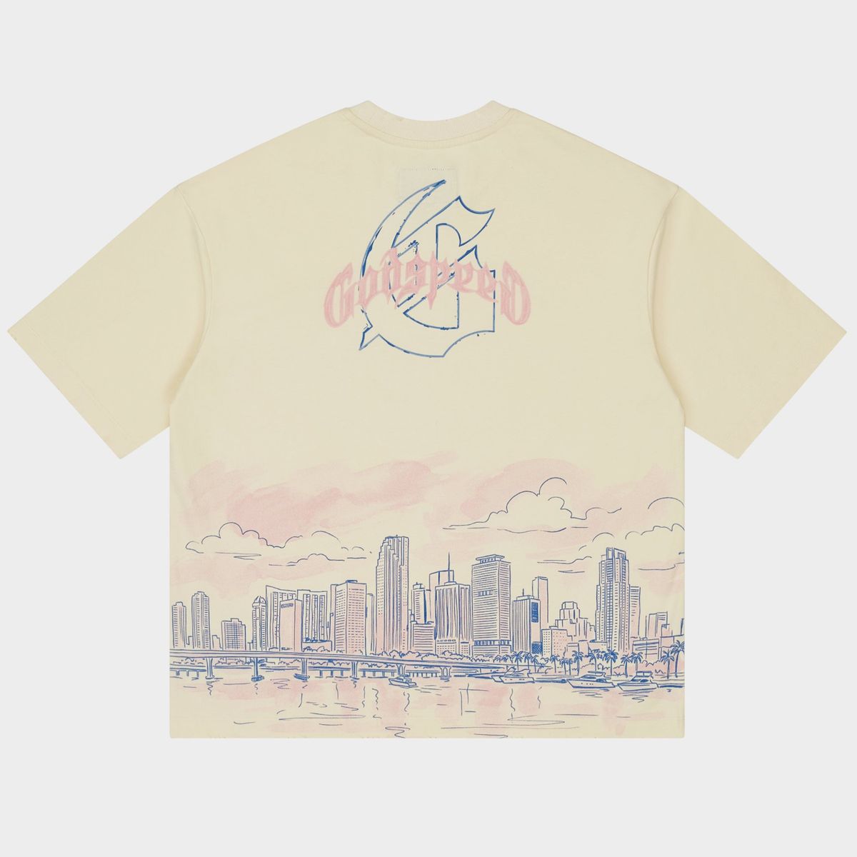 Godspeed Miami Skyline T-Shirt