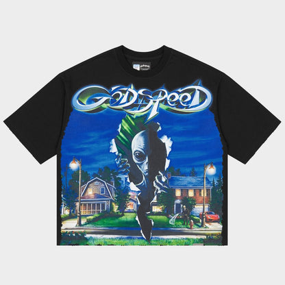 Godspeed Neighborhood Watch T-shirt Black