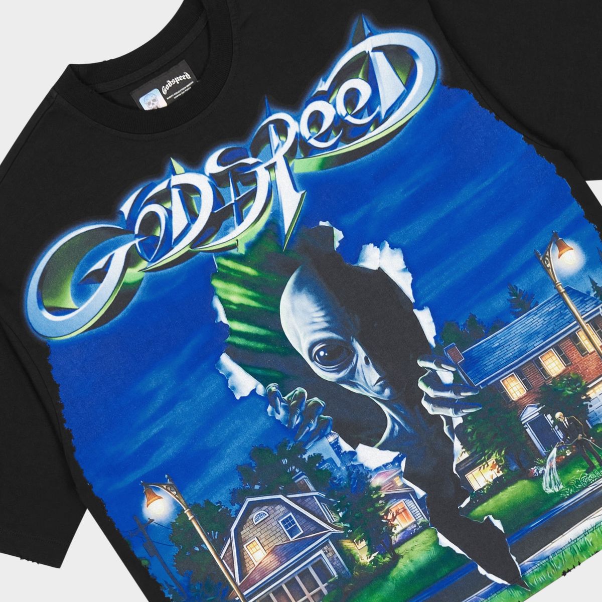 Godspeed Neighborhood Watch T-shirt Black