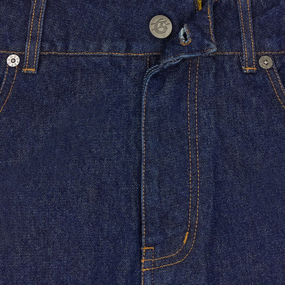 Godspeed Twin Panel Denim Shorts Raw Blue