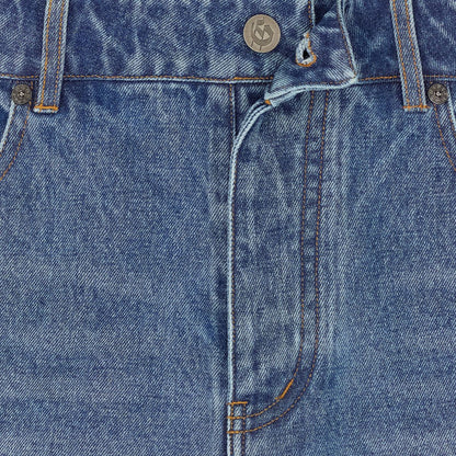 Godspeed Twin Panel Denim Shorts (Blue)