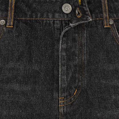 Godspeed Twin Panel Denim Shorts Black