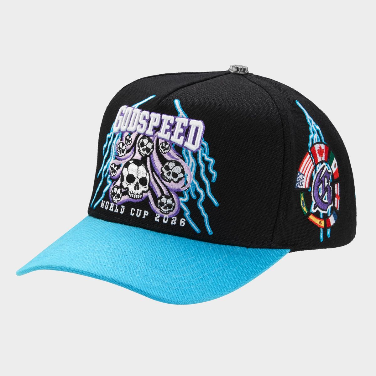 Godspeed '26 GSWC Voltage Hat Black/Aqua