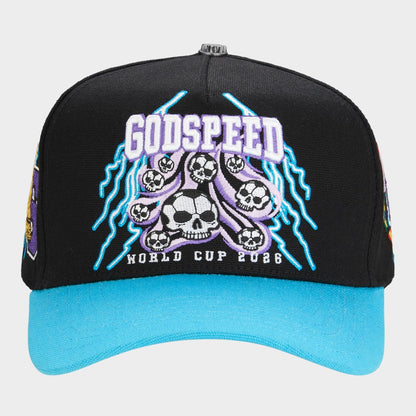 Godspeed '26 GSWC Voltage Hat Black/Aqua