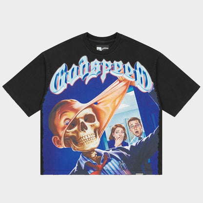 Godspeed Mask Off T-shirt Black Wash