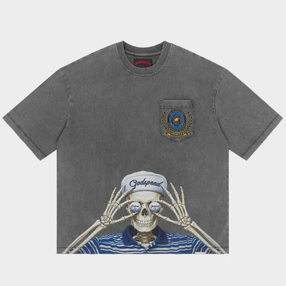 Godspeed Golf Days Pocket T-shirt Grey