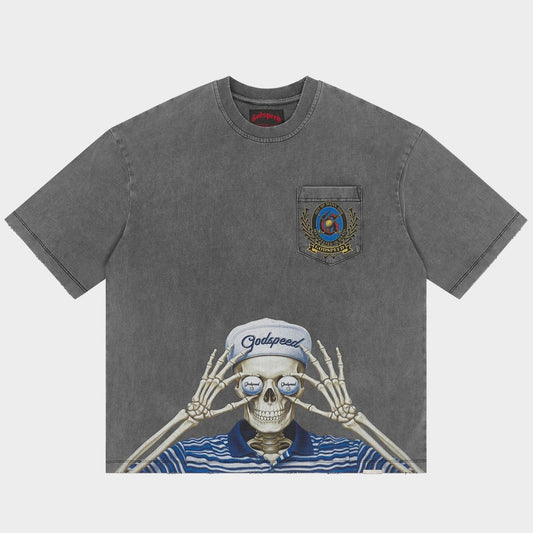 Godspeed Golf Days Pocket T-shirt Grey