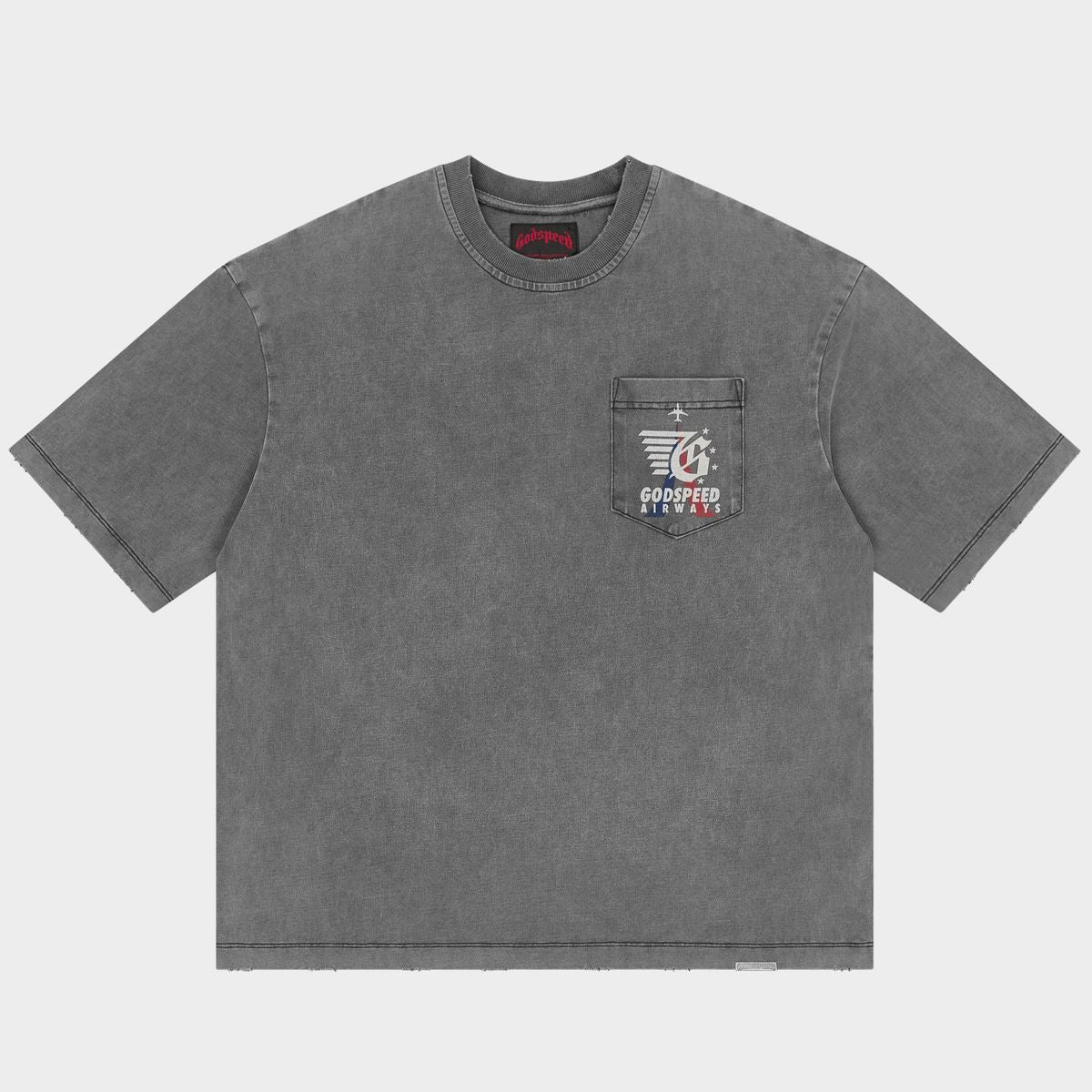 Godspeed GS Air Paris Pocket-T Grey Wash