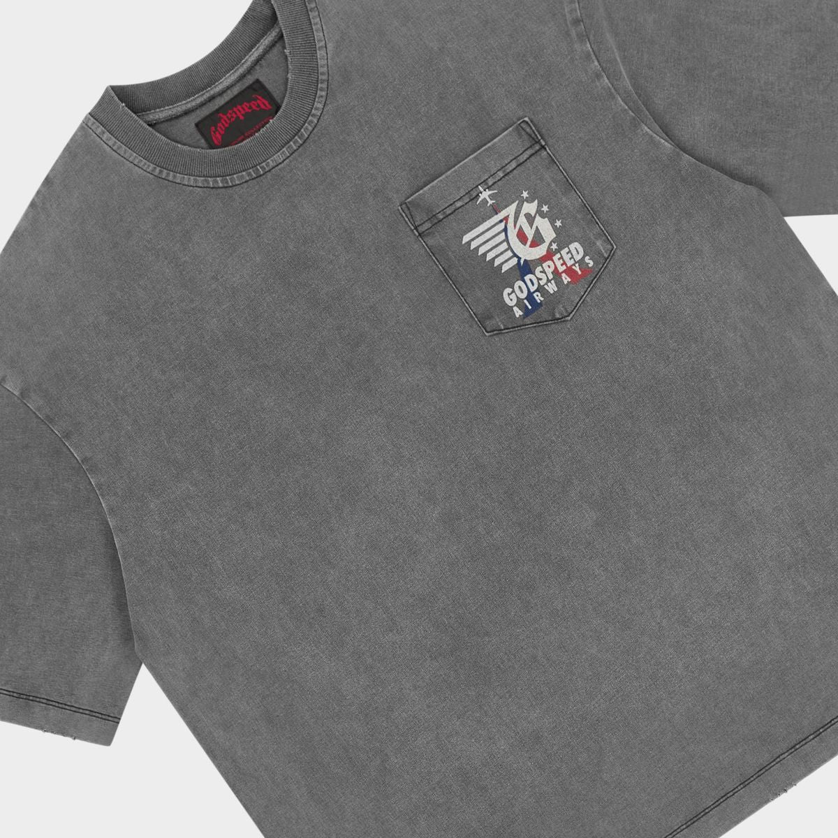 Godspeed GS Air Paris Pocket-T Grey Wash