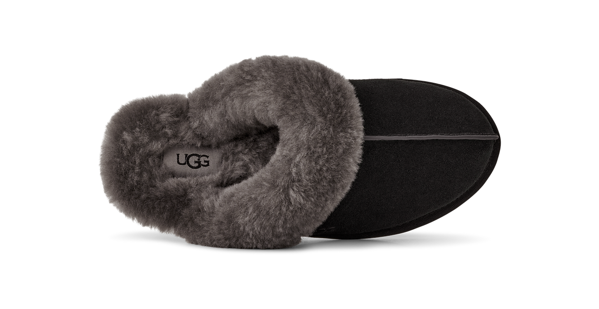 UGG W SCUFFETTE II BLACK/GREY