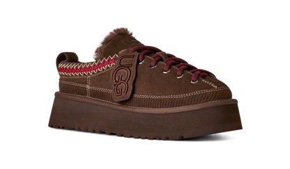 UGG W HERITAGE LACE-UP SLIPPER BURNT CEDAR