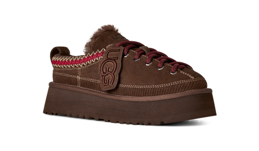 UGG W HERITAGE LACE-UP SLIPPER BURNT CEDAR