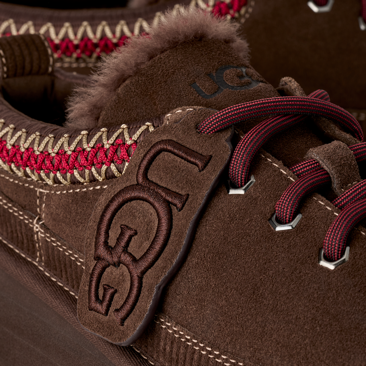 UGG W HERITAGE LACE-UP SLIPPER BURNT CEDAR