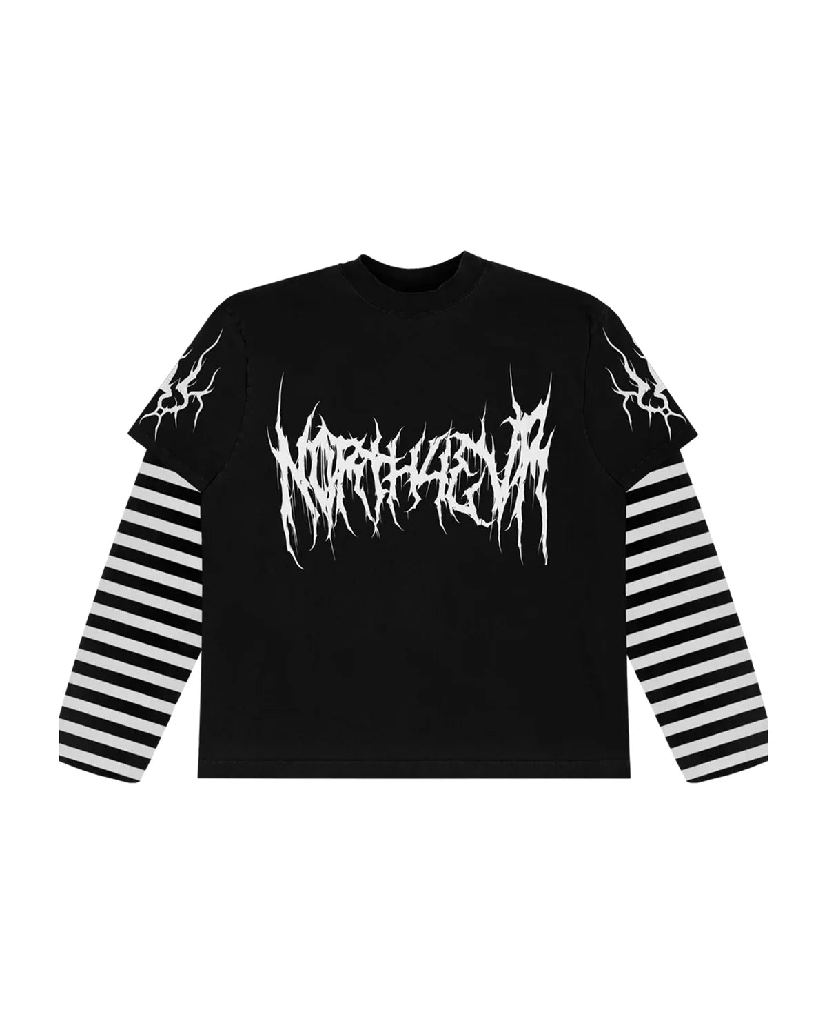 North West N0RTH4EVR Layered Longsleeve Black