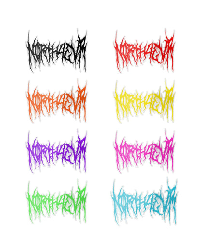 North West N0RTH4EVR Zestaw Naklejek 8 szt.