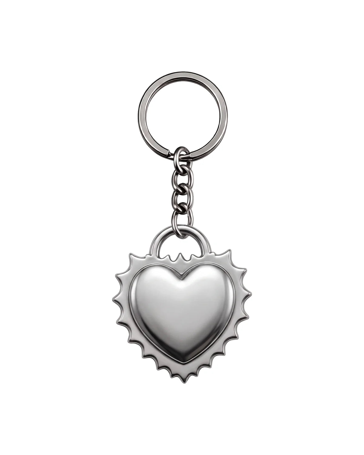 North West N0RTH4EVR Heart Keychain