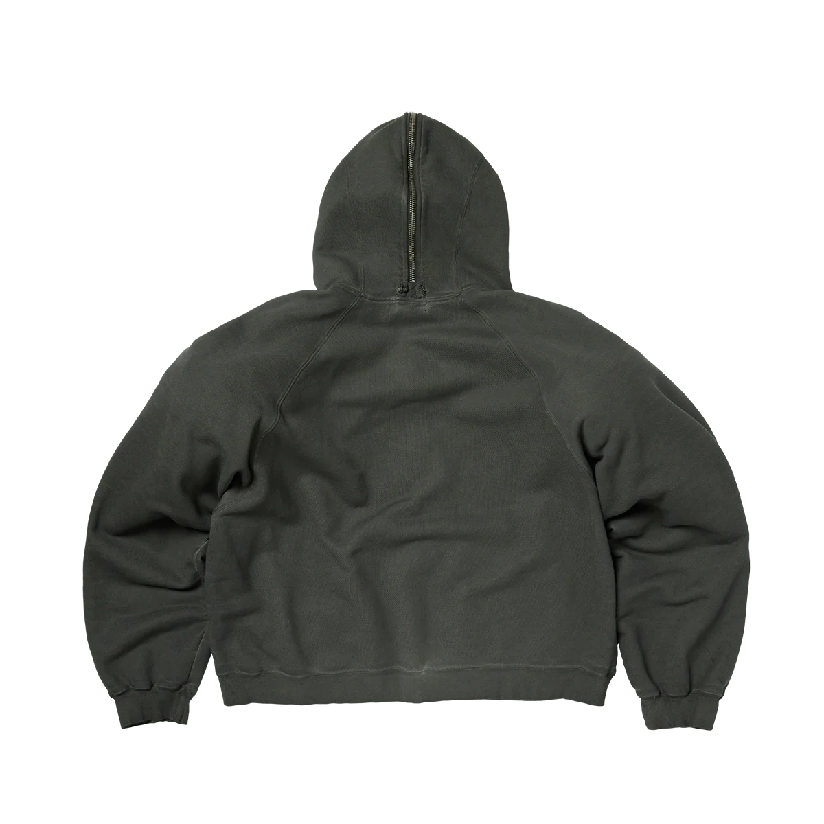 Thug Club Bulk Shoulder Gladiator Zip-Up Hoodie Charcoal