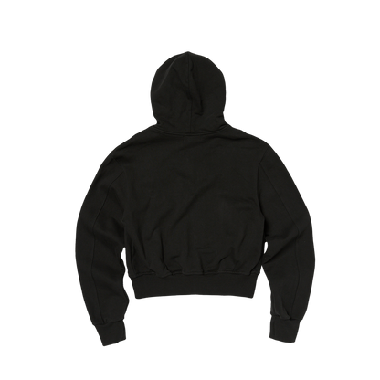 Thug Club Studded Line Cropped Zip-Up Hoodie Women