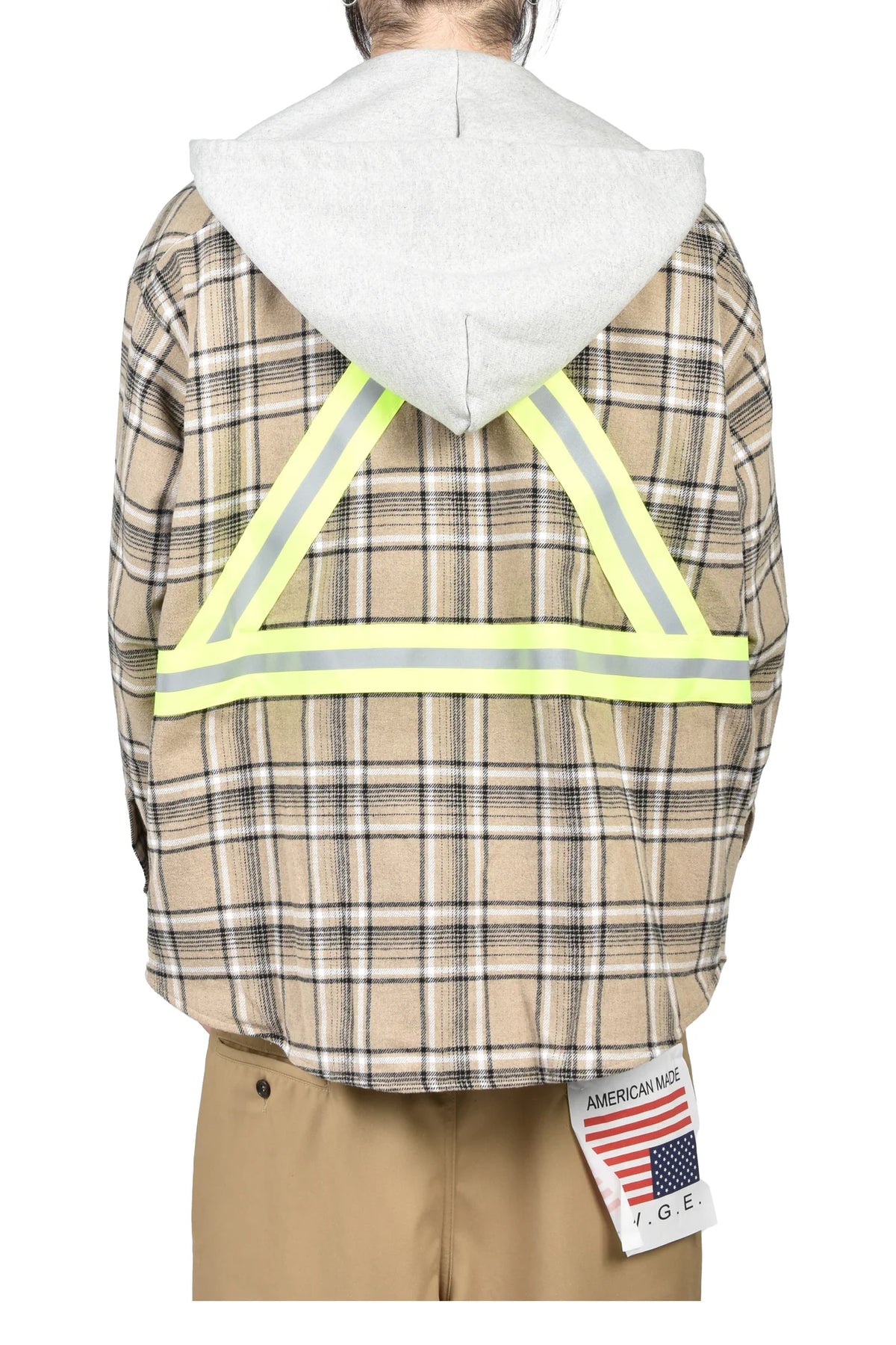 AWGE Workwear Jacket 1 – Brązowa Kurtka Robocza w Kratę