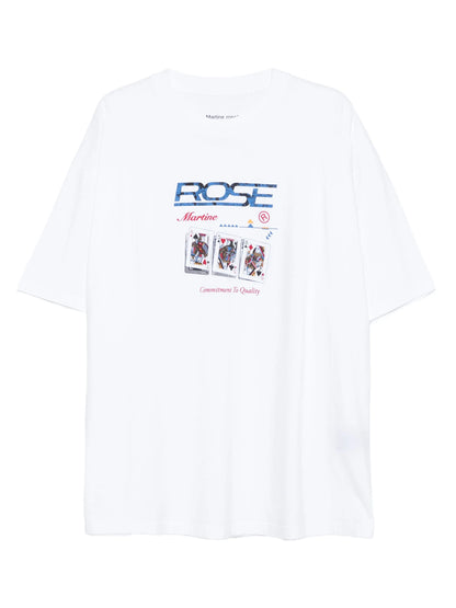 Martin Rose Playing Cards White